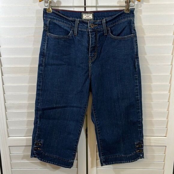 Levi's 512 Jean Size 6 Capri Perfectly Slimming Denim - Picture 2 of 12